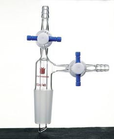 A122440,液體或氣體轉(zhuǎn)移接頭,具2mm四氟節(jié)門,24/40