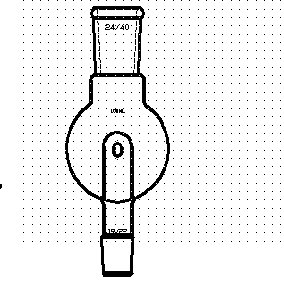 A282419,防濺球,上磨口:24/40,下磨口:19/22,100ml