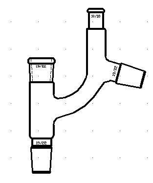 A361910 分餾頭 磨口19/22 溫度計(jì)插入深度(mm)50