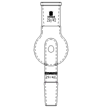 A462929,具砂板改造的防濺球,29/42-29/42,100ml