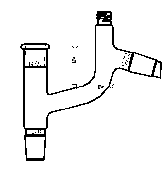A901922,分餾頭,具溫度計(jì)套管,磨口:19/22