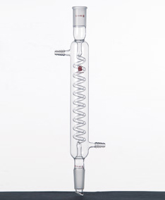 C144200,格氏蛇型冷凝器,24/40,有效長度:200mm,φ8mm小咀