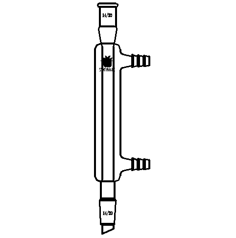 C201120,直型冷凝器,14/20,有效長度:120mm,φ8mm小咀