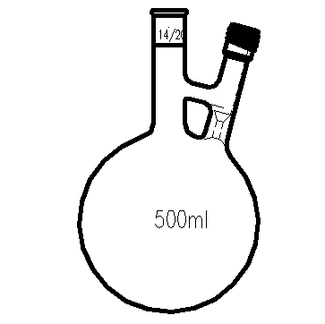 F481500 溶劑存儲(chǔ)球瓶（f48） 容量(mL)500 磨口14/20 閥尺碼0-4mm