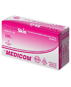 G101001,無粉乳膠手套（檢查手套 柔軟 舒適 耐用）,規(guī)格：中，100個(gè)/盒