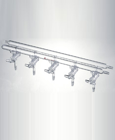 M300003 雙排管真空氣體分配器（實心節(jié)門塞）m30 節(jié)門組數(shù)3 總長度(mm)300