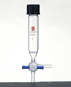 P130025C,多肽固相合成管,T型四氟節(jié)門,25ml,25#,G2