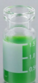 V332003B,鉗口透明樣品瓶帶書寫簽 2ml 100個/包 11.6*32mm