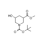 1-Boc-5-羥基-3-哌啶甲酸甲酯