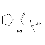 3-氨基-3-甲基-1-(1-吡咯烷基)-1-丁酮鹽酸鹽