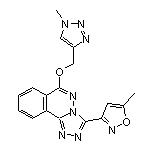 3-(5-甲基-3-異噁唑基)-6-[(1-甲基-1H-1,2,3-三氮唑-4-基)甲氧基][1,2,4]三氮唑并[3,4-a]酞嗪