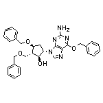 (1S,2S,3S,5S)-2-(芐氧基甲基)-3-(芐氧基)-5-[2-氨基-6-(芐氧基)-9H-嘌呤-9-基]環(huán)戊醇