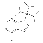 4-氯-7-(三異丙基硅基)-7H-吡咯并[2,3-d]嘧啶