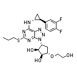 (1S,2S,3R,5S)-3-[5-(丙硫基)-7-[[(1R,2S)-2-(3,4-二氟苯基)環(huán)丙基]氨基]-3H-[1,2,3]三唑并[4,5-d]嘧啶-3-基]-5-(2-羥基乙氧基)環(huán)戊烷-1,2-二醇