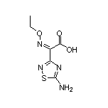 (Z)-2-(5-氨基-1,2,4-噻二唑-3-基)-2-(乙氧基亞氨基)乙酸
