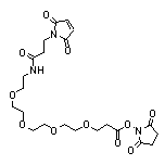 2,5-dioxopyrrolidin-1-yl 19-(2,5-dioxo-2H-pyrrol-1(5H)-yl)-17-oxo-4,7,10,13-tetraoxa-16-azanonadecan-1-oate