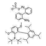 甲磺酸[2-(二-叔丁基膦基)-3,6-二甲氧基-2'-4'-6'-三 - 異丙基-1,1'-聯(lián)苯](2'-氨基-1,1'-聯(lián)苯-2-基)鈀(II)
