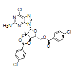 4-氯苯甲酸[(2R,3R,4R,5R)-5-(2-氨基-6-氯-9H-嘌呤-9-基)-2-[[(4-氯苯甲?；?氧基]甲基]-4-氟-4-甲基四氫呋喃-3-基]酯