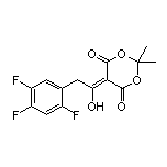 5-[1-羥基-2-(2,4,5-三氟苯基)亞乙基]-2,2-二甲基-1,3-二氧六環(huán)-4,6-二酮