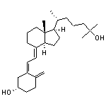 (S,Z)-3-[(E)-2-[(1R,3aS,7aR)-1-[(R)-6-羥基-6-甲基-2-庚基]-7a-甲基六氫-1H-茚-4(2H)-亞基]亞乙基]-4-亞甲基環(huán)己醇一水合物