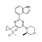 (R)-3-甲基-4-[2-(4-吲哚基)-6-[1-(甲磺?；?環(huán)丙基]-4-嘧啶基]嗎啉