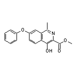 4-羥基-1-甲基-7-苯氧基異喹啉-3-甲酸甲酯