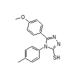 3-(4-甲氧基苯基)-4-(對甲苯基)-1H-1,2,4-三唑-5(4H)-硫酮
