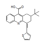 2-(叔丁基)-4-(噻吩-2-基亞甲基)-1,2,3,4-四氫吖啶-9-甲酸