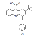2-(叔丁基)-4-(4-氯亞芐基)-1,2,3,4-四氫吖啶-9-甲酸