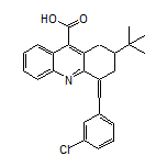 2-(叔丁基)-4-(3-氯亞芐基)-1,2,3,4-四氫吖啶-9-甲酸