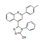4-苯基-5-[2-(對(duì)甲苯基)-4-喹啉基]-4H-1,2,4-三唑-3-硫醇
