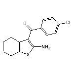 (2-氨基-4,5,6,7-四氫-3-苯并噻吩基)(4-氯苯基)甲酮