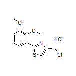 4-(氯甲基)-2-(2,3-二甲氧基苯基)噻唑鹽酸鹽