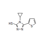 4-環(huán)丙基-5-(2-噻吩基)-4H-1,2,4-三唑-3-硫醇