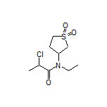 2-氯-N-(1,1-二氧化四氫-3-噻吩基)-N-乙基丙酰胺
