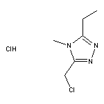 3-(氯甲基)-4-甲基-5-乙基-4H-1,2,4-三唑鹽酸鹽