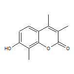 7-羥基-3,4,8-三甲基香豆素