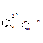 3-(2-氯苯基)-5-(1-哌嗪基甲基)異噁唑鹽酸鹽