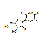 5-氟-1-[(2R,3S,4R,5R)-3-氟-4-羥基-5-(羥甲基)四氫呋喃-2-基]嘧啶-2,4(1H,3H)-二酮