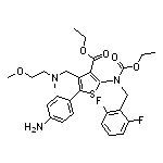 5-(4-氨基苯基)-2-[(2,6-二氟芐基)(乙氧基羰基)氨基]-4-[[(2-甲氧基乙基)(甲基)氨基]甲基]噻吩-3-甲酸乙酯