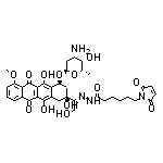 (E)-N’-[1-[(2S,4S)-4-[[(2R,4S,5S,6S)-4-氨基-5-羥基-6-甲基-2-四氫吡喃基]氧基]-2,5,12-三羥基-7-甲氧基-6,11-二氧代-1,2,3,4,6,11-六氫-2-并四苯基]-2-羥基亞乙基]-6-(2,5-二氧代-2,5-二氫-1-吡咯基)己酰肼