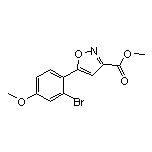 5-(2-溴-4-甲氧基苯基)異噁唑-3-甲酸甲酯