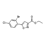 5-(2-溴-4-氯苯基)異噁唑-3-甲酸乙酯