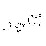 5-(4-溴-3-氟苯基)異噁唑-3-甲酸甲酯