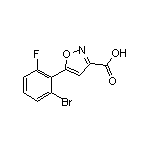 5-(2-溴-6-氟苯基)異噁唑-3-甲酸