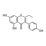 2-乙基-5,7-二羥基-3-(4-羥基苯基)-4H-色烯-4-酮
