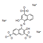 (E)-3-羥基-4-[(2-羥基-4-磺酸基-1-萘基)二氮烯基]萘-2,7-二磺酸鈉