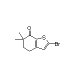 2-溴-6,6-二甲基-5,6-二氫苯并噻吩-7(4H)-酮