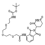 2-[2-[2-[2-(Boc-氨基)乙氧基]乙氧基]乙氧基]-N-[2-(2,6-二氧代-3-哌啶基)-1,3-二氧代-4-異吲哚啉基]乙酰胺