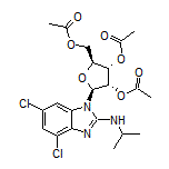 4,6-二氯-2-(異丙基氨基)-1-(2,3,5-三-O-乙?；?β-L-呋喃核糖基)苯并咪唑